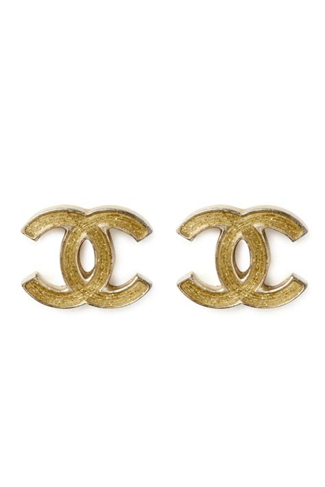 chanel ohrringe gold 585|chanel ring earrings.